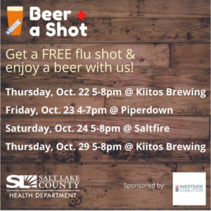 Beer and a shot flu shot clinic @ Saltfire Brewing